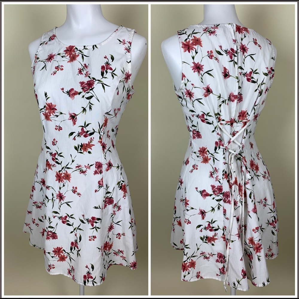 Vintage floral summer dress